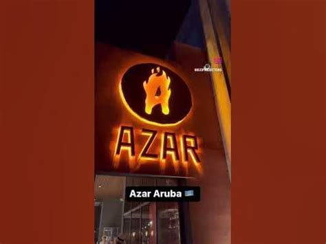 AzarOnFire AzarCocktails. . Azar aruba menu